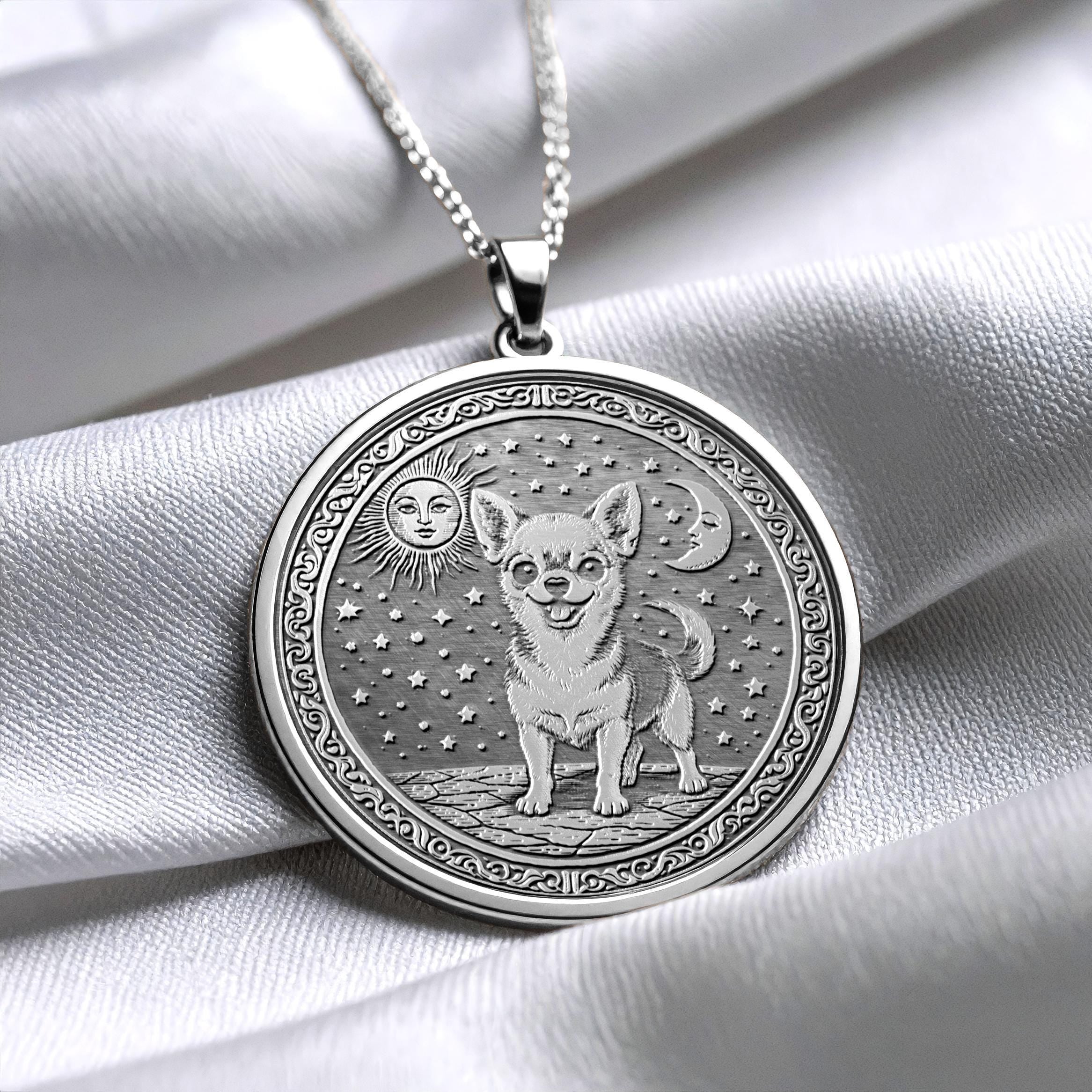 Chihuahua Dog Loyalty and Courage Pendant 569